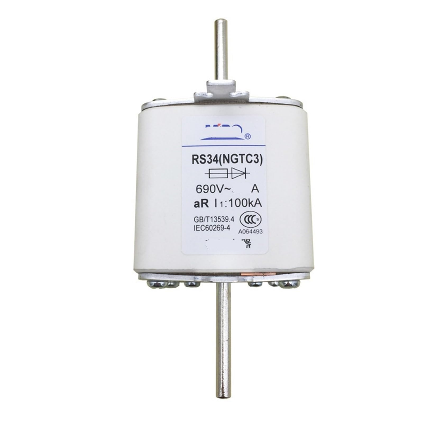 NVSFZGIYG RS34 NGTC3 800A 710A 630A 560A 500A 450A 400A Fast Fuse 690V(500A)