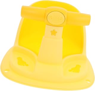 Bath Seat for Boy Girl with Non-Slip Base Ergonomic Soft Material Tub Seat for Sitting Up Versatile Bath Accessory for Safe Comfortable Shower