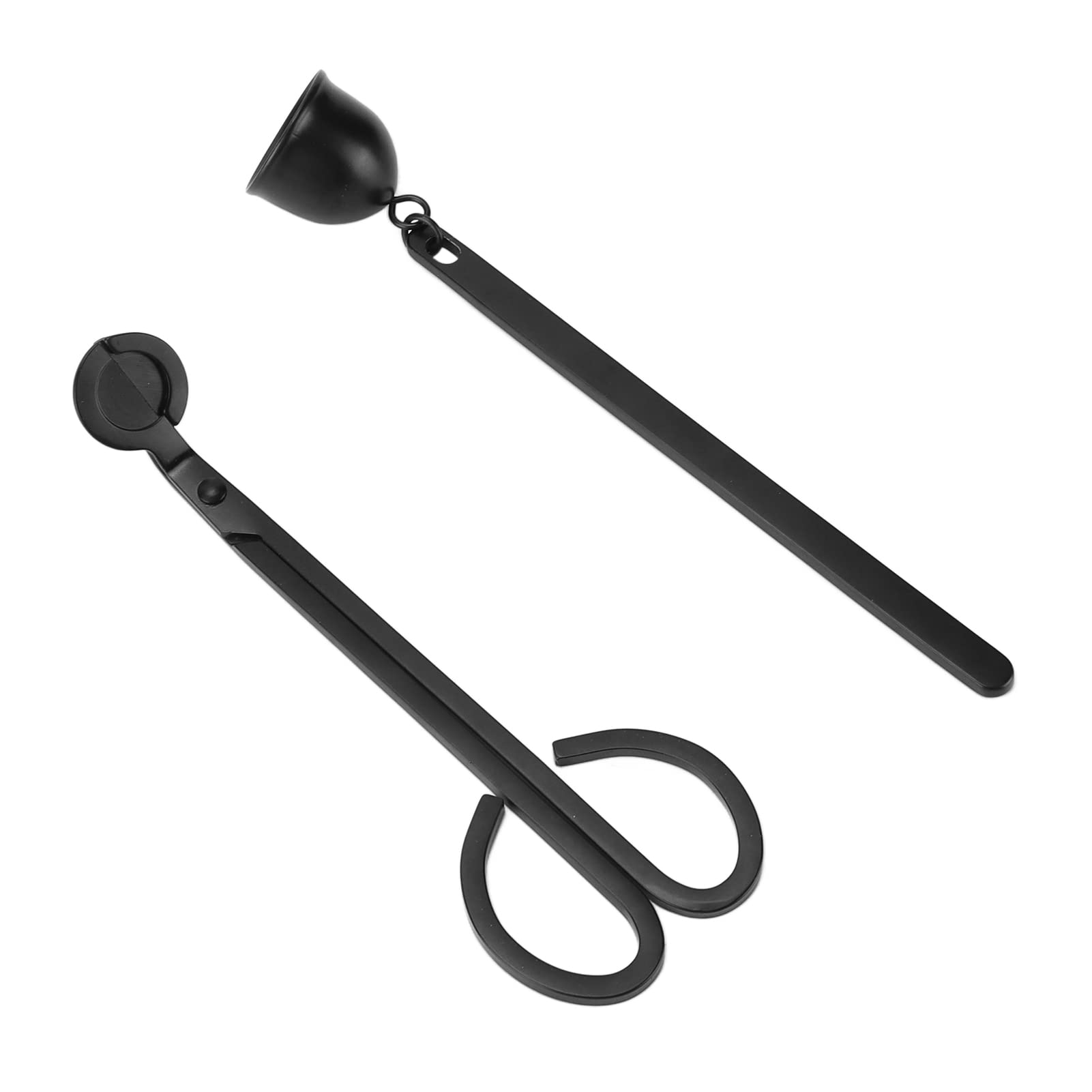 Yuecoom 2 in 1 Candle Accessory Set, Candle Wick Trimmer Cutter Candle Snuffer Extinguisher Candle Cutter Wick Decorative Candle Supplies for Gift Home