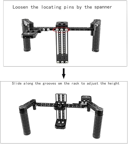 Miniatura 2 de CAMVATE Jaula para monitor de director con placa multifunción para jaula de monitor de director de 5" y 7"
