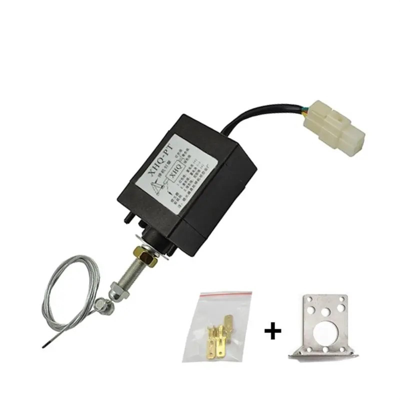 Électrovanne d'arrêt XHQ-PT à mise sous tension et coupure nette 12V DC