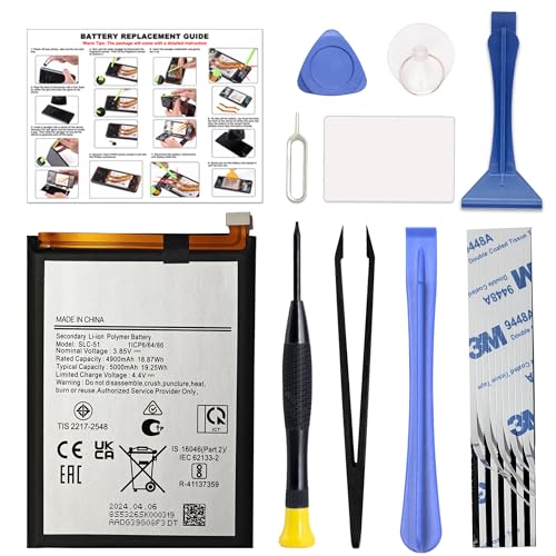 Image of GREEN FUSION for Galaxy A05S Battery Replacement Kit, SLC-51 New Upgraded Li-ion Battery Compatible with Samsung A05S SM-A057F Series, with Repair Toolkit & Instruction