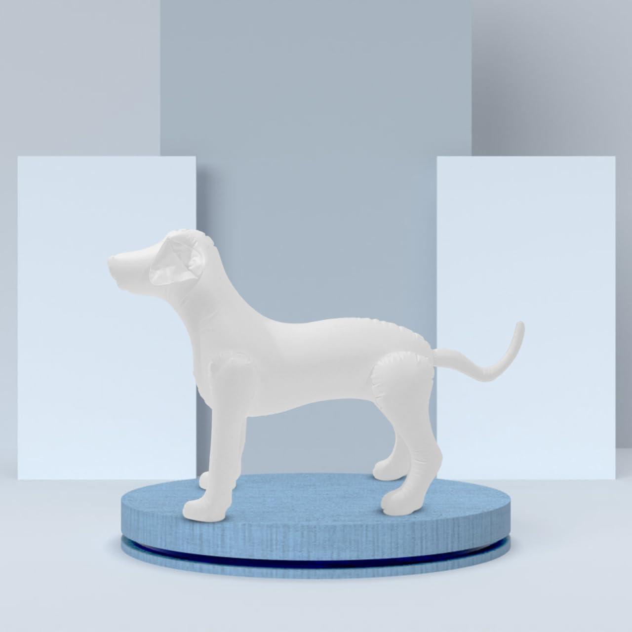 iplusmile Mannequin gonflable pour chien: Chien gonflable en PVC pour l'affichage de vêtements de chien