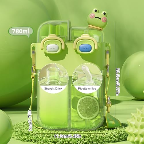 Botella de agua para niños antiderrames con doble capa protectora 7