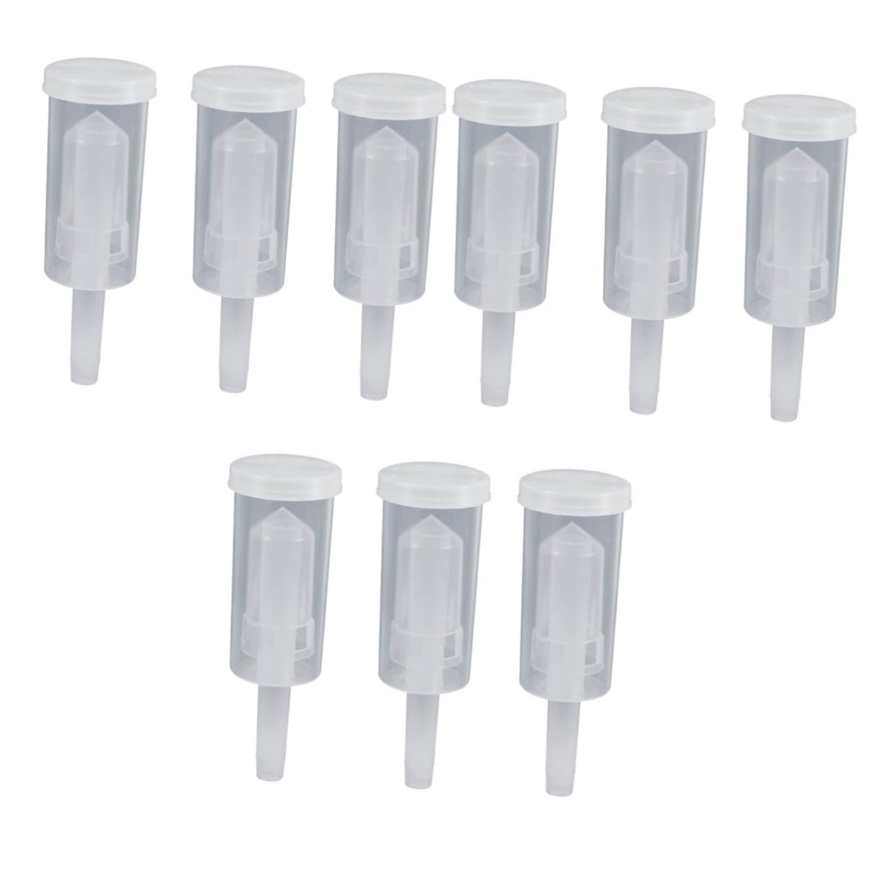 NAMOARLY 9pcs Beer Fermentation Check Valve Way Exhaust Water Sealed Valve for Wine and Brewing Fits Standard Stoppers and Bung