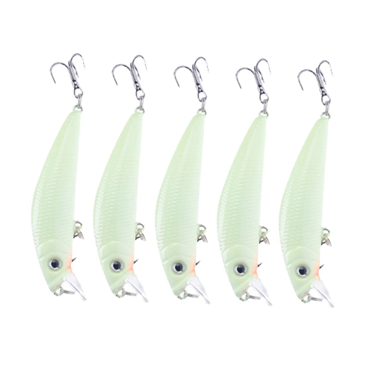 HANABASS esca dura esche da pesca per acqua amo ventosa da tavola esche da pesca crankbait attrezzi da pesca in mare Esche da pesca notturne 3d esche notturne luminose