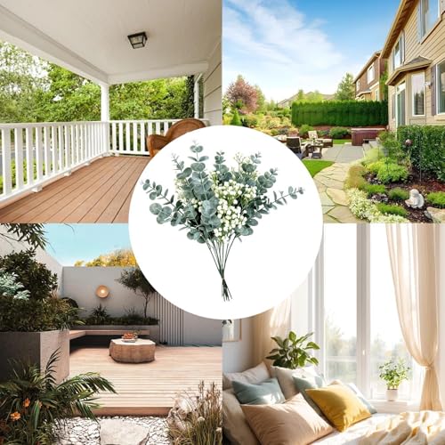 Feuilles d'eucalyptus pour décoration de mariage et fête de printemps
