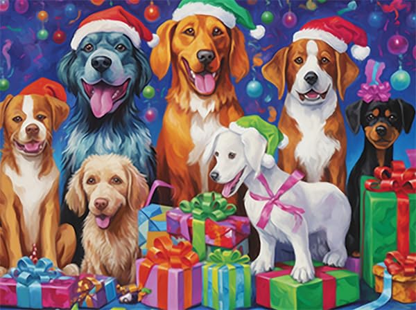 PICKFORU 1000-Piece Dog Puzzle For Adults – Yorkshire Terrier Travel Theme Jigsaw Challenge - View #4