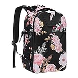 MOSISO Camera Backpack, DSLR/SLR/Mirrorless Photography Camera Bag Peony Waterproof Hardshell Case with Tripod Holder & Laptop Compartment Compatible with Canon/Nikon/Sony/DJI Mavic Drone, Black