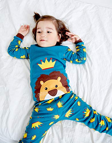 Image of VAENAIT BABY 12Months-12Years Toddler Kids Junior Boys Car Train Fireman Snug fit Sleepwear Pjs Set