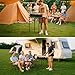 GARLLEN Grilltisch klappbar, 60x40cm & 3 Höhenverstellbar(27/51/75cm), Leicht und Tragbar, Klapptisch Campingtisch Beistelltisch Gartentisch Picknicktisch Kleiner Grill Tisch für Camping