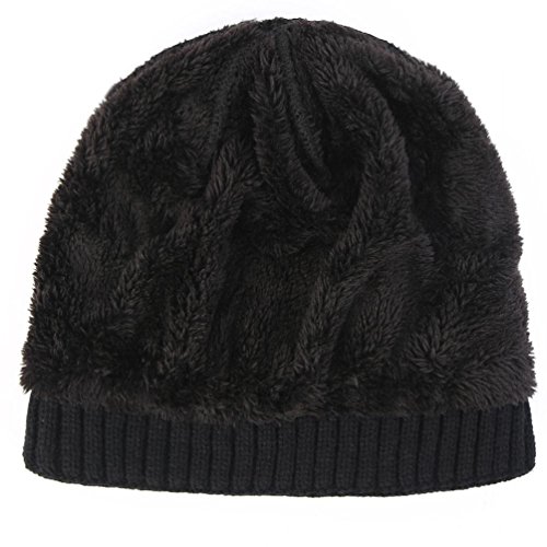 Novawo Cuffia unisex con fodera interna in pile