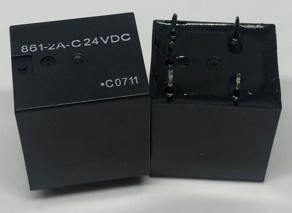 Relé 861-2A-C 4117-2A-12V con construcción robusta de cinco terminales