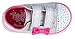 Skechers Kids Twinkle Toes Shuffles Sweet Steps Light-Up Sneaker,Silver Stars,12 M US Toddler