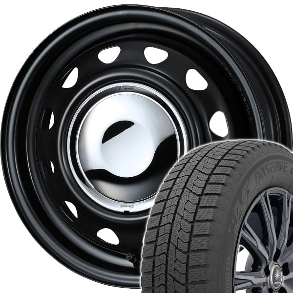 「スペーシア」スタッドレスタイヤ14インチ【4本】ホイール付 Amazon | 【適合車種:スズキ スペーシアカスタム(MK54S、MK94S