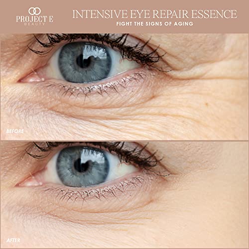 Intensive Eye Repair Essence by Project E Beauty | Hydrating Formula with Hyaluronic Acid | Smooths Fine Lines | Plumps Eye Area | Reduces Puffiness & Dark Circles | Lightweight & Organic | 50ml - Image 7