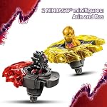 LEGO NINJAGO Dragon Spinjitzu Battle Pack - Spinning Blade Building Toy for Kids, Boys and Girls, Ages 6+ - with 2 Minifigures - Gift Idea for Birthdays - 71826