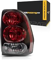 Vista 10 de KarParts360: Para Chevy Trailblazer 2002-2009 Conjunto de luz trasera lado del conductor con bombillas para GM2800150 15131578, 15097513
