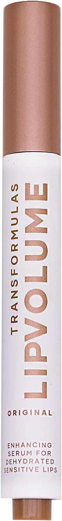 TransformulasFaceFixers LipVolume Original Lip Plumping Serum, Peppermint Lip Plumper for Fuller Looking Lips with Healing Vitamin E and Cooling Mint 3ml