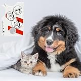 Lxtness Zeckenkarte, Zecken Waagenkarte Mit Lupe, Schnelle Reinigung Von Zecken Zeckenkarte für Menschen Kinder Hunde Katzen