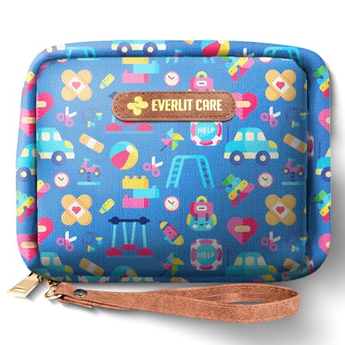 Image of EVERLIT Care Rescue Pack | Family-Friendly First Aid Kit for Kids with 200 Pcs Medical Supplies | Travel-Friendly Compact Storage Bag for Home, Car, Travel, Camping, Adventure (Playground)