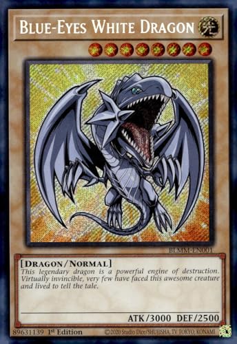  Drago Bianco Occhi Blu - BLMM-EN001 - Secret Rare - 1a Edizione