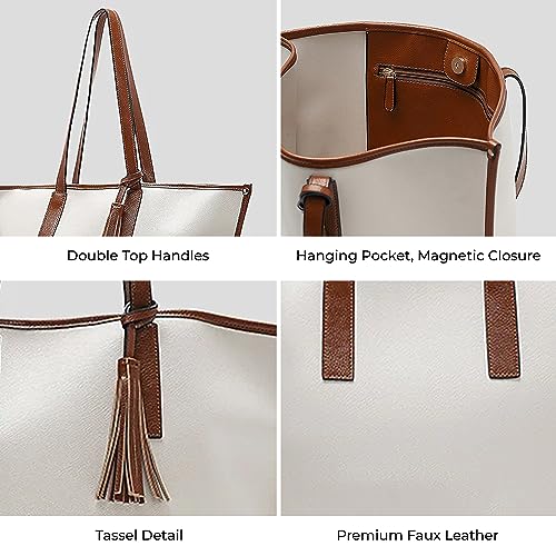 Image of Miraggio Penelope Solid Tote Bag for Women