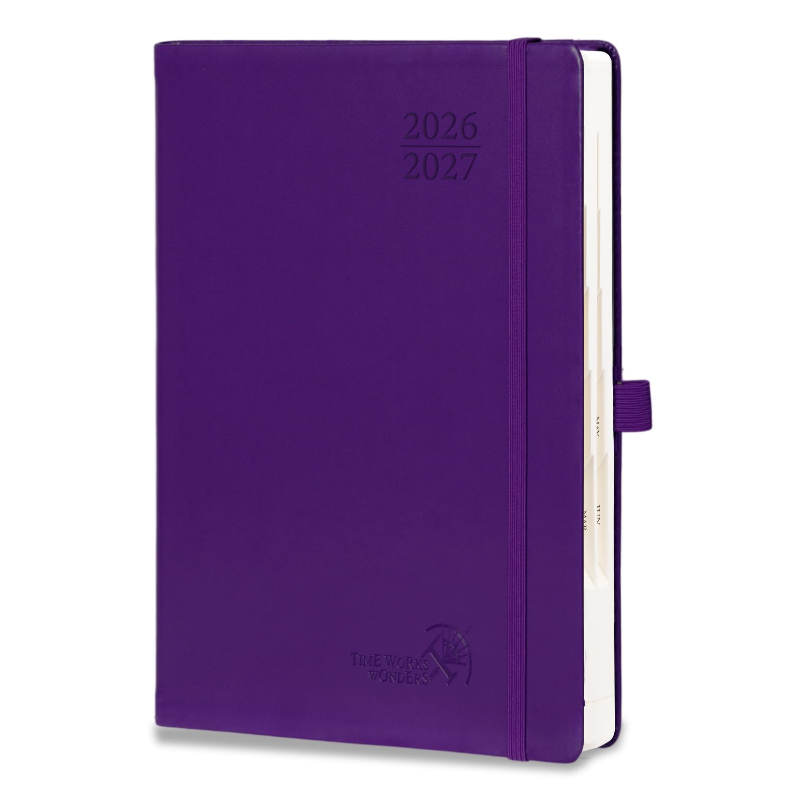 POPRUN Daily Planner 2026-2027 One Page per DayοΌ5.7" x 8.5"Academic Planner