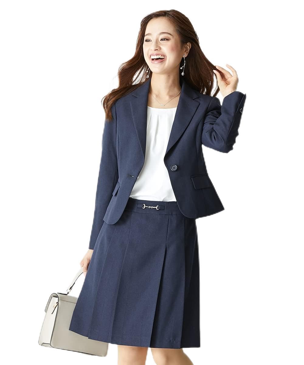 Amazon | [ニッセン] 【レディーススーツ】美人度UPスカート