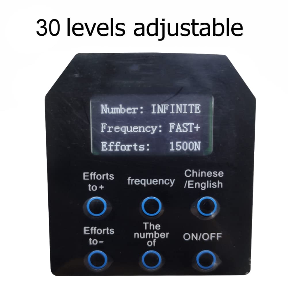 Masajeador eléctrico de columna, pistola de corrección de columna portátil con 8 cabezales de masaje, fuerza ajustable 50-1500N, herramienta profesional de relajación corporal de masaje quiropráctic