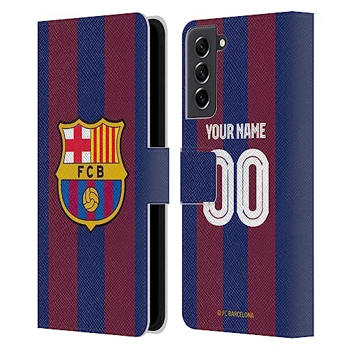 Étui portefeuille Samsung S21 FE 5G FC Barcelona avec protection écran intégrée