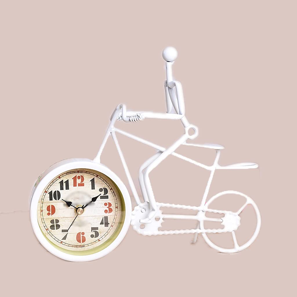 Reloj de bicicleta contra escritorios aburridos que aporta estilo rústico único