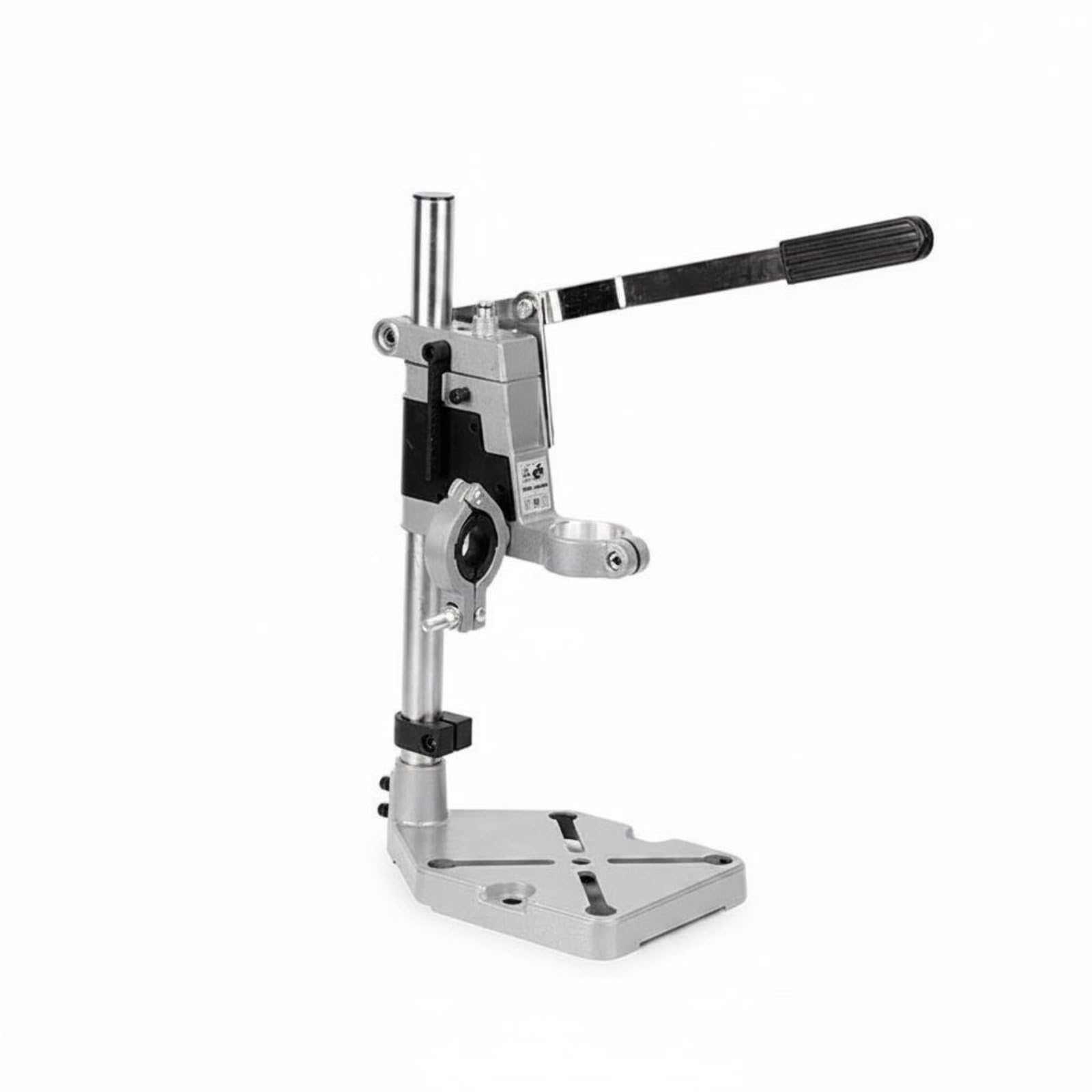 Colonna Trapano Manuale Compatto Supporto Trapano Regolabile Stabile per Casa, Double Hole Stand