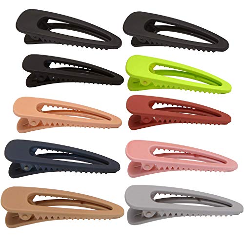 Loneedy 10 Pcs Plastic Alligator Hair Clips Non-Slip Grip Hair Barrettes For Women And Girls Hair Accessories, Easy Styling Of Thick And Thin Hair,Hair Pins (Mixed Color) #TOP2