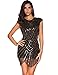 Women's 1920s Vintage Gatsby Sequin Embellished Flapper Dress