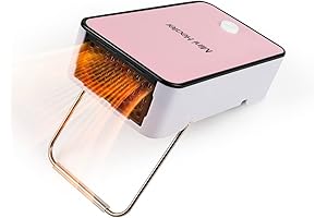 YOUCIDI Mini Desk Heater: Portable Space Heater for Warmth and Comfort