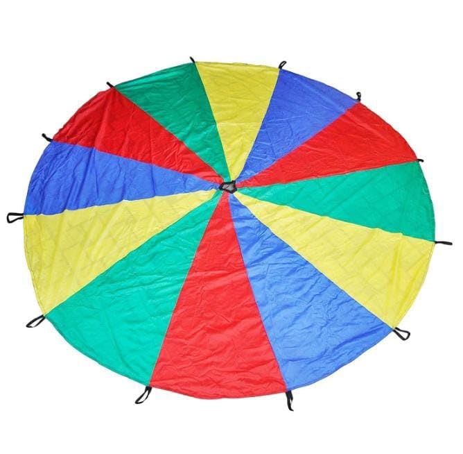 Buy GI SPORTKids Parachute 12 Feet 12 H&les with Carry Bag in Bright