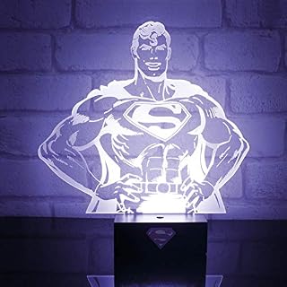 DC Comics Pp2997Dc Superman Hero Light, Plastic, Transparent