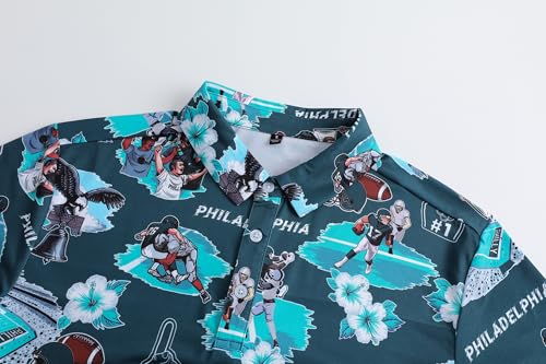 Mens Golf Polo Shirts Short Sleeve Moisture Wicking Dry Fit Football Performance Sport Polo Shirts for Men3