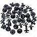 Rexka 40pcs 8mm Hole Bumper Cover Fender Grille Splash Shield Retainer Clip Fastener 91501-S04-003 Compatible with Honda Acura MDX RDX TSX Accord Civic del Sol CR-V CR-Z Odyssey Passport Pilot & More