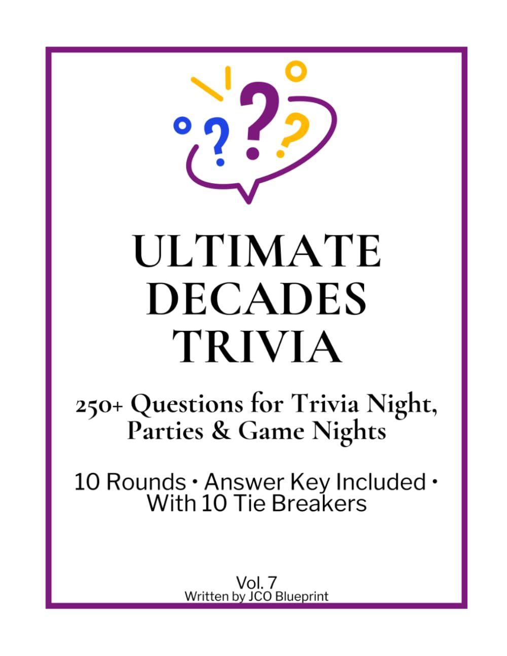 Ultimate Decades Trivia: 250+ Questions from the 1960s to 2010s for Game Night, Parties, Pub Quiz & Family Trivia