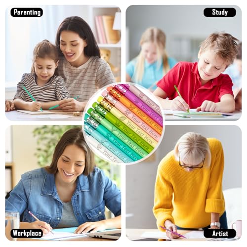 Lápices de colores personalizados set 10 piezas miniatura 5