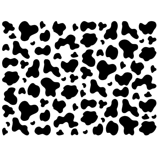 84 Pcs Cow Print Decor Wall Decal, Cheetah Spot Animal Print Wall Stickers