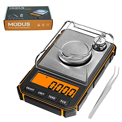 Balança Digital Alta Precisão 0.001g A 50g Aço Inoxidável