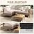 SunloungeCo 5-Piece Patio Furniture Set, Outdoor Wicker Sectional Sofa with Coffee Table, Anti-Slip & Thick All-Weather Cushions for Party, Garden, Backyard, Beige