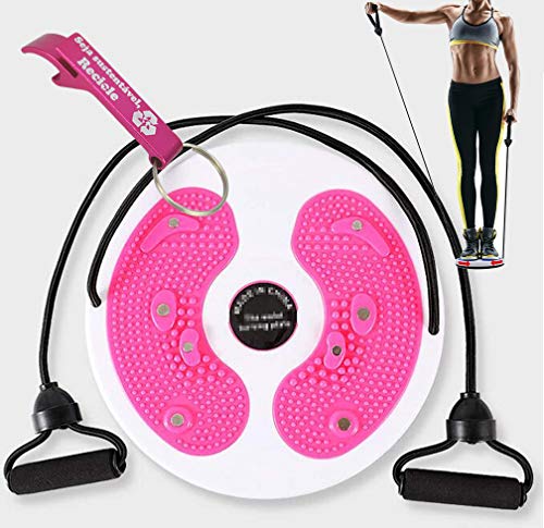 Disco de Torção Cintura Waist Twist Terapia Magnética Pink + Chaveiro CBRN16082