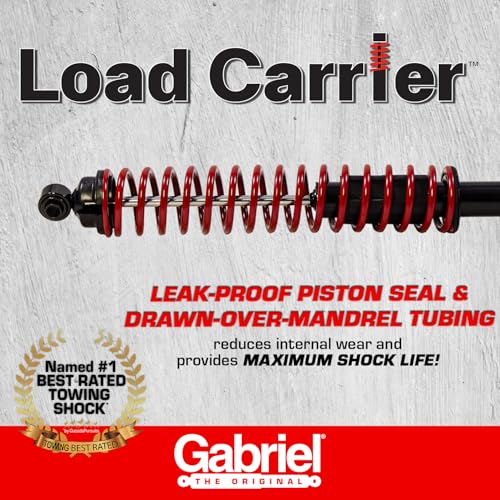 Image of Gabriel 43111 Load Carrier Towing & Hauling Rear Spring Shocks Fits Chevrolet C10, K10, C20, K20, Blazer, Suburban, GMC C1500, K1500, C2500 & K2500 Trucks and SUVs (Pair)