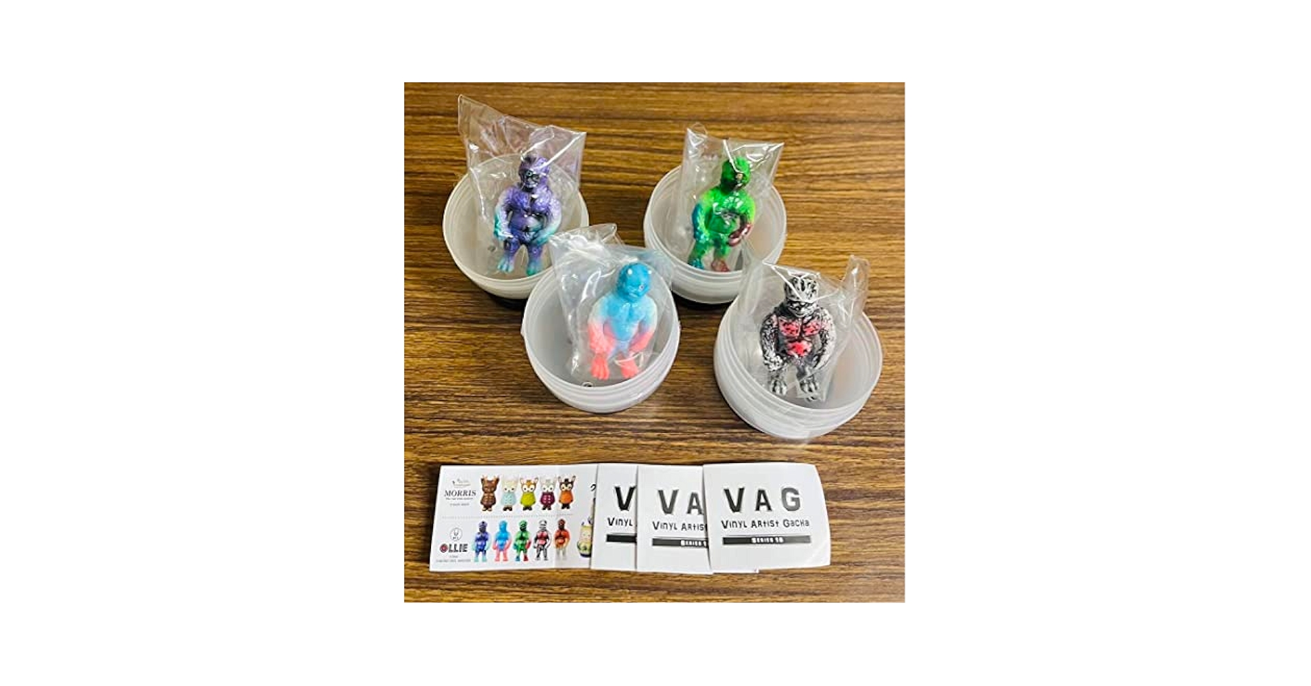 Amazon.co.jp: VAG Bug ollie Set of 4 Gacha Figures Soft