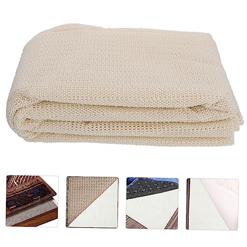 Alfombrilla antideslizante beige de PVC resistente para suelo de hogar 5