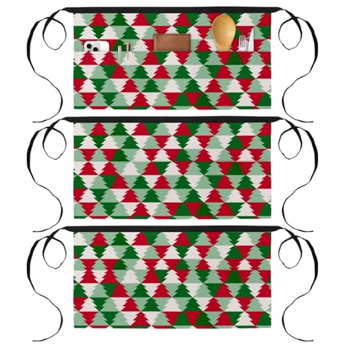 Tablier court avec poches pour ranger vos outils en cuisine